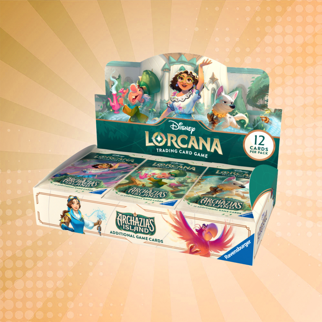 Lorcana TCG: Archazia's Island Booster Box (24 Packs) Magic Chest Lorcana TCG: Archazia's Island Booster Box (24 Packs) Magic Chest