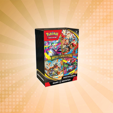 Pokémon TCG: Mega Evolution Booster Bundle (6 Packs) Pokémon TCG: Mega Evolution Booster Bundle (6 Packs)