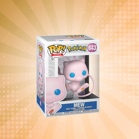 Funko Pop! Pokémon Mew Vinyl Figure #643 Funko Pop! Pokémon Mew Vinyl Figure #643
