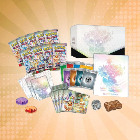 Pokémon TCG: Scarlet & Violet-Prismatic Evolutions Elite Trainer Box Pokémon TCG: Scarlet & Violet-Prismatic Evolutions Elite Trainer Box