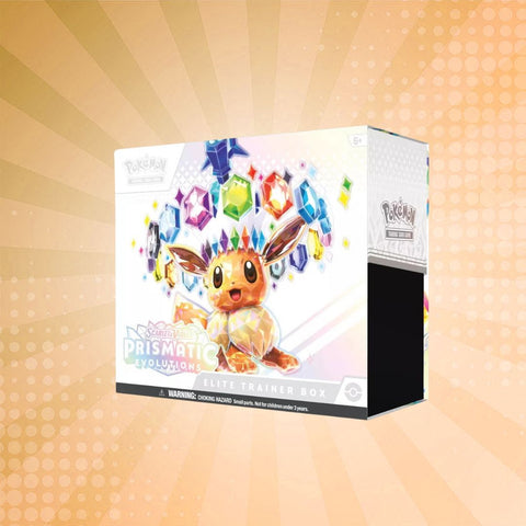 Pokémon TCG: Scarlet & Violet-Prismatic Evolutions Elite Trainer Box Pokémon TCG: Scarlet & Violet-Prismatic Evolutions Elite Trainer Box