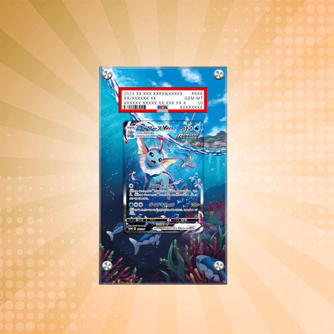 vaporeon vmax pokemon card 2021 Swsh Black Star Promo 181 Full Art/vaporeon V Premium Collection PSA 8 Graded Water Colorless Bubble Pod Put a Water Pokmon from your discard pile onto your Bench Vaporeon Vmax #6 - Pokmon
