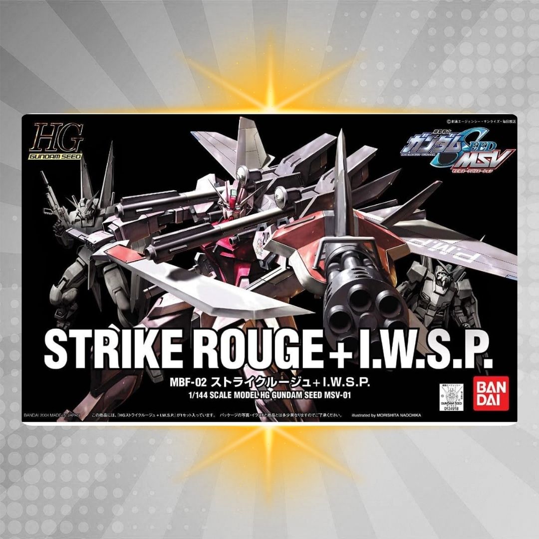 BANDAI Hobby HG 1/144 #01 Strike Rouge + IWSP