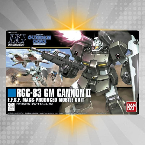 Bandai HGUC 1/144 #125 GM Cannon II Model Kit