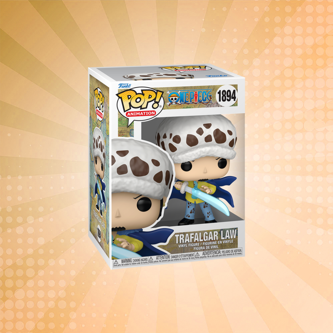 Funko Pop! One Piece: Trafalgar Law with Blue Anesthesia #1894 - Funko Funko Pop! One Piece: Trafalgar Law with Blue Anesthesia #1894 - Funko