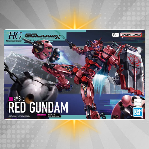 Bandai HGGQX 1/144 04 GMS-A Red Gundam Model Kit