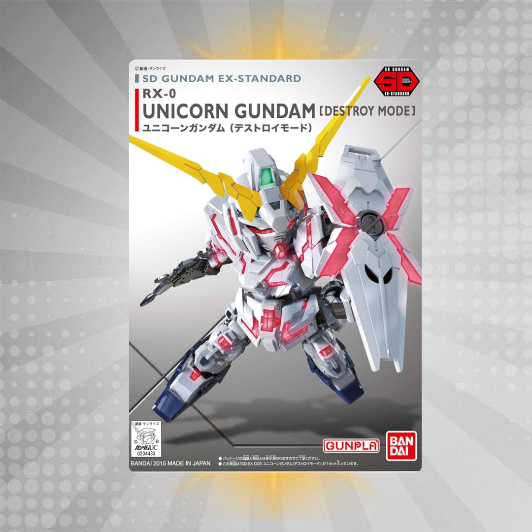 BANDAI Hobby EX-Standard 005 Unicorn Gundam (Destroy Mode)