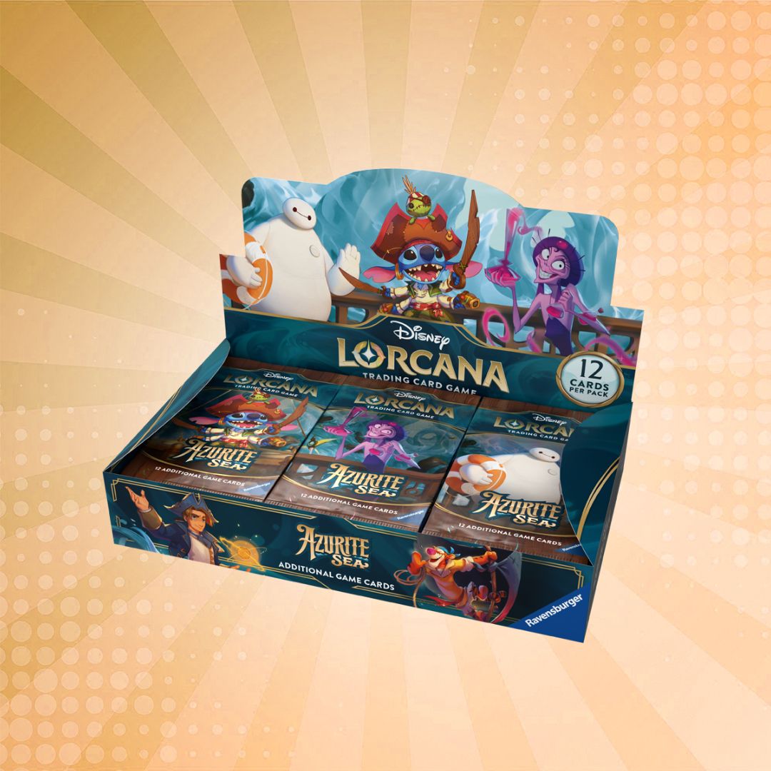 Lorcana TCG: Azurite Sea Booster Box (24 Packs)