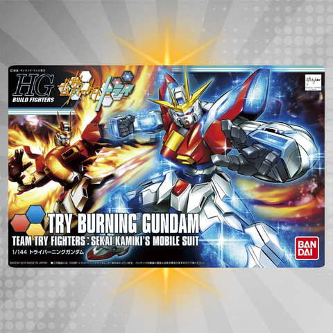 BANDAI Hobby HGBF 1/144 Try Burning Gundam