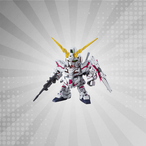 Bandai SD EX-Standard 005 Unicorn Gundam (Destroy Mode) Model Kit