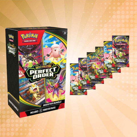 Pokémon TCG: Mega Evolution - Perfect Order Booster Bundle (6 Packs)