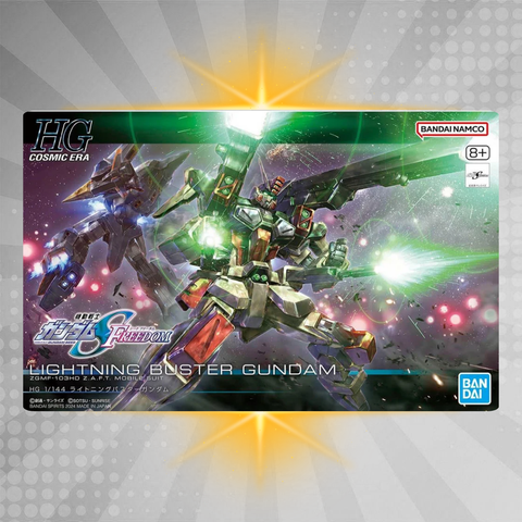 BANDAI HOBBY HG 1/144 LIGHTNING BUSTER GUNDAM HG 1/144 GUNDAM SEED FREEDOM