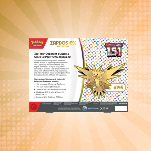 Pokémon TCG: Scarlet & Violet-151 Collection (Zapdos ex)