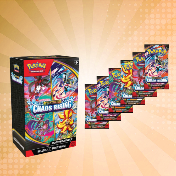 Pokémon TCG: Mega Evolution - Chaos Rising Booster Bundle (6 Packs