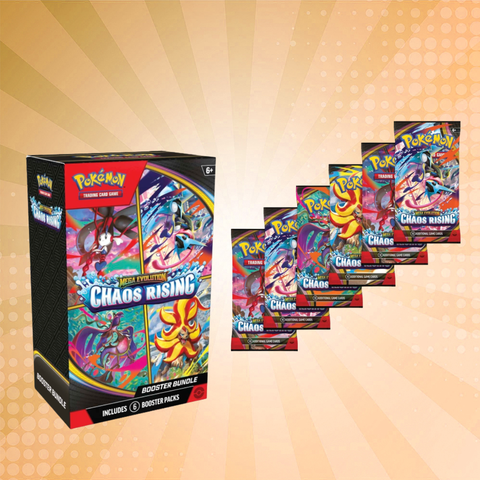 Pokémon TCG: Mega Evolution - Chaos Rising Booster Bundle (6 Packs)