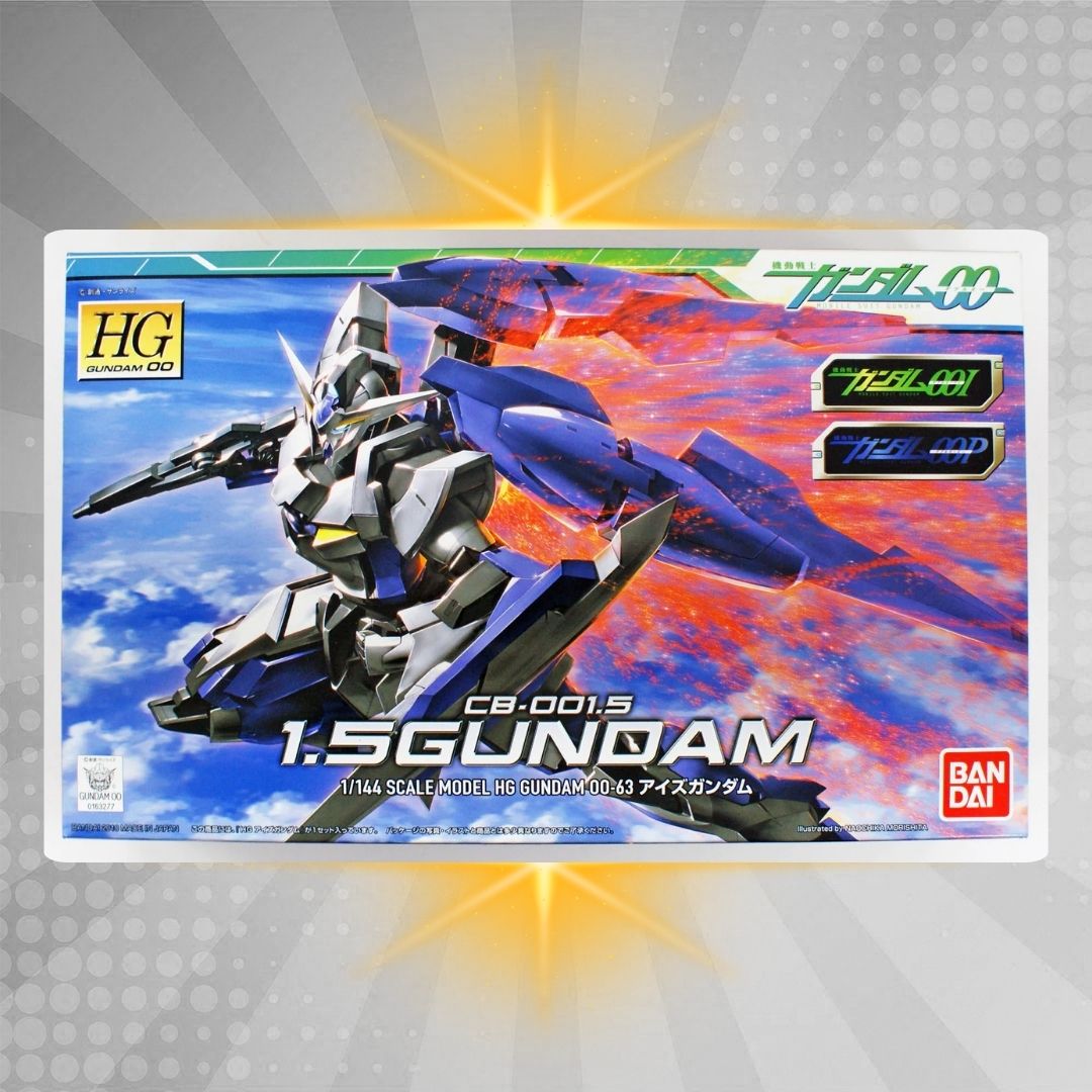 Bandai HG00 1/144 #63 1.5 Gundam Model Kit