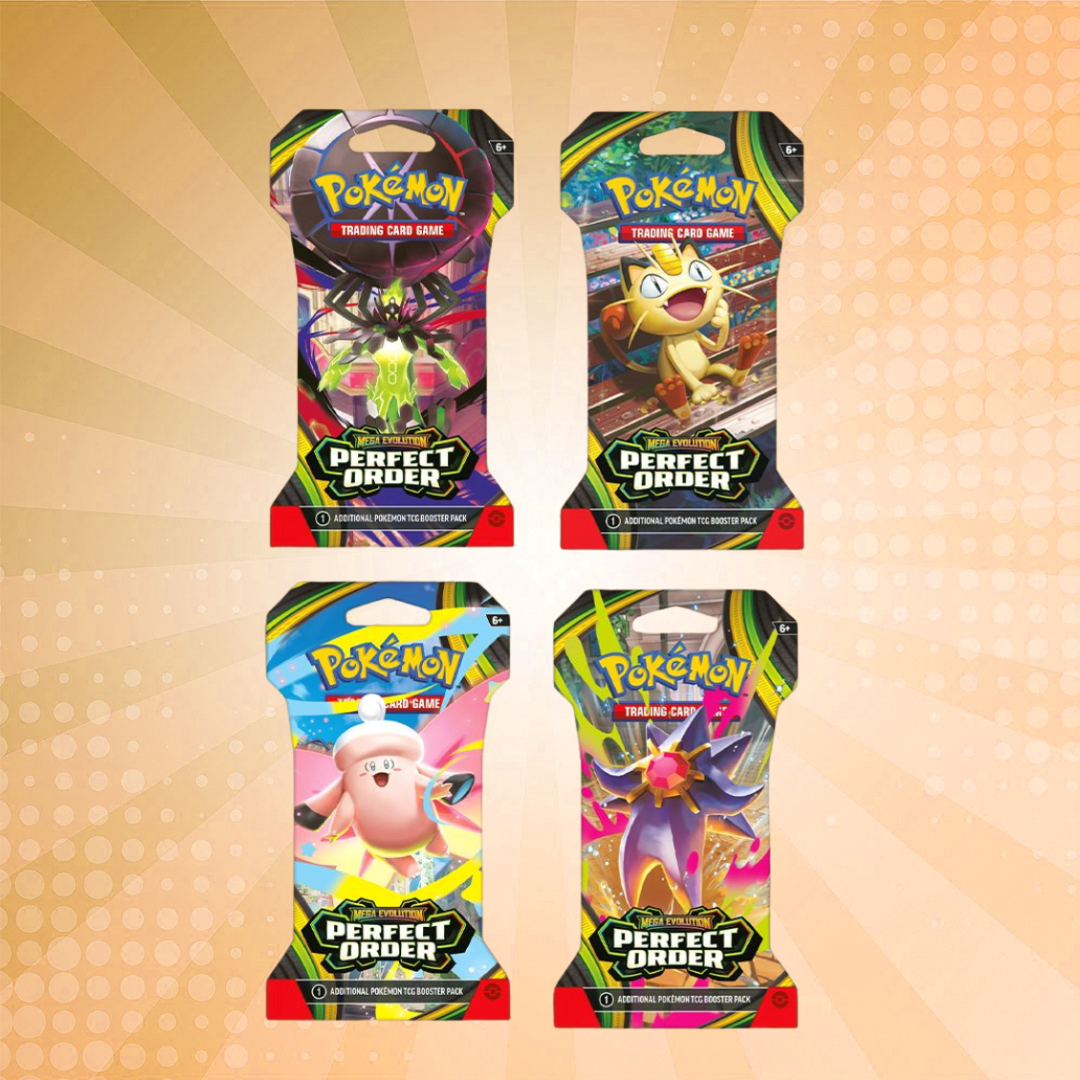 Pokmon TCG: Mega Evolution - Perfect Order Sleeved Booster Pack Magic Chest Pokmon TCG: Mega Evolution - Perfect Order Sleeved Booster Pack Magic Chest