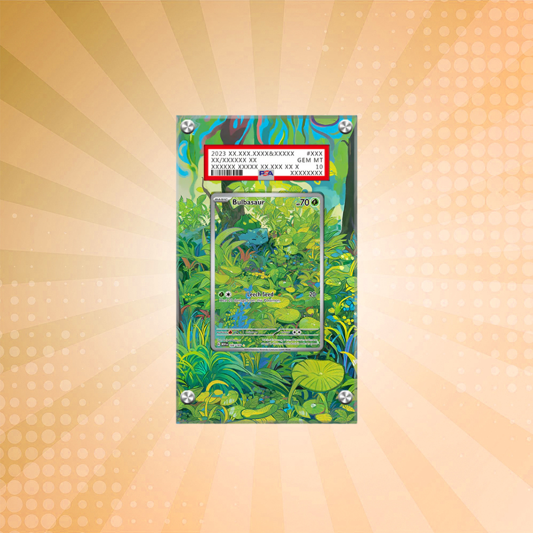 [PSA] Bulbasaur 166/165 - Pokémon Extended Artwork Protective Card Display Case