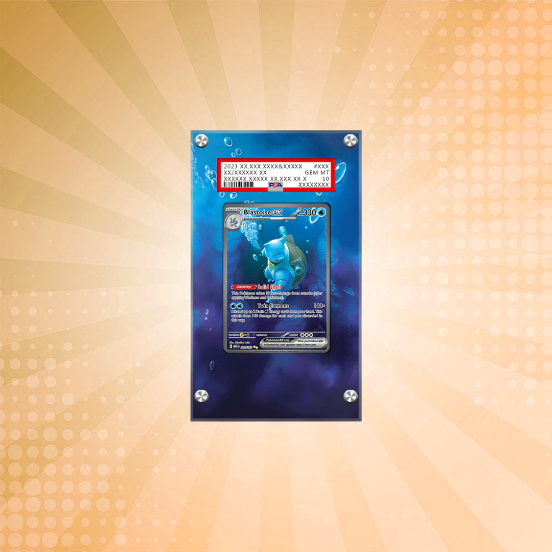 [PSA] Blastoise ex 200/165 - Pokémon Extended Artwork Protective Card Display Case