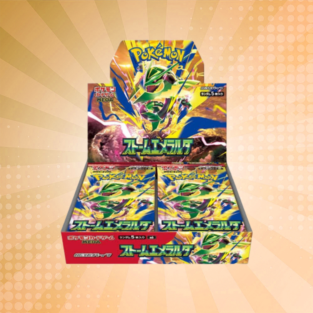 Japanese Pokémon: Storm Emeralda Booster Box (30 Packs)