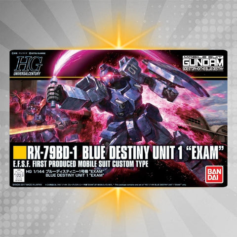 Bandai HGUC 1/144 #207 Blue Destiny Unit 1 Exam Model Kit