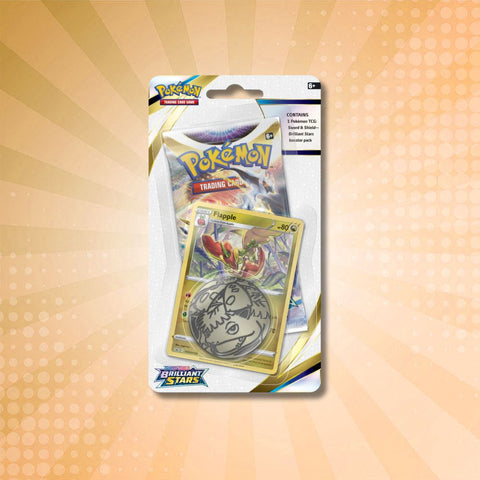 Pokémon TCG: Sword & Shield-Brilliant Stars Checklane Blister (Flapple)