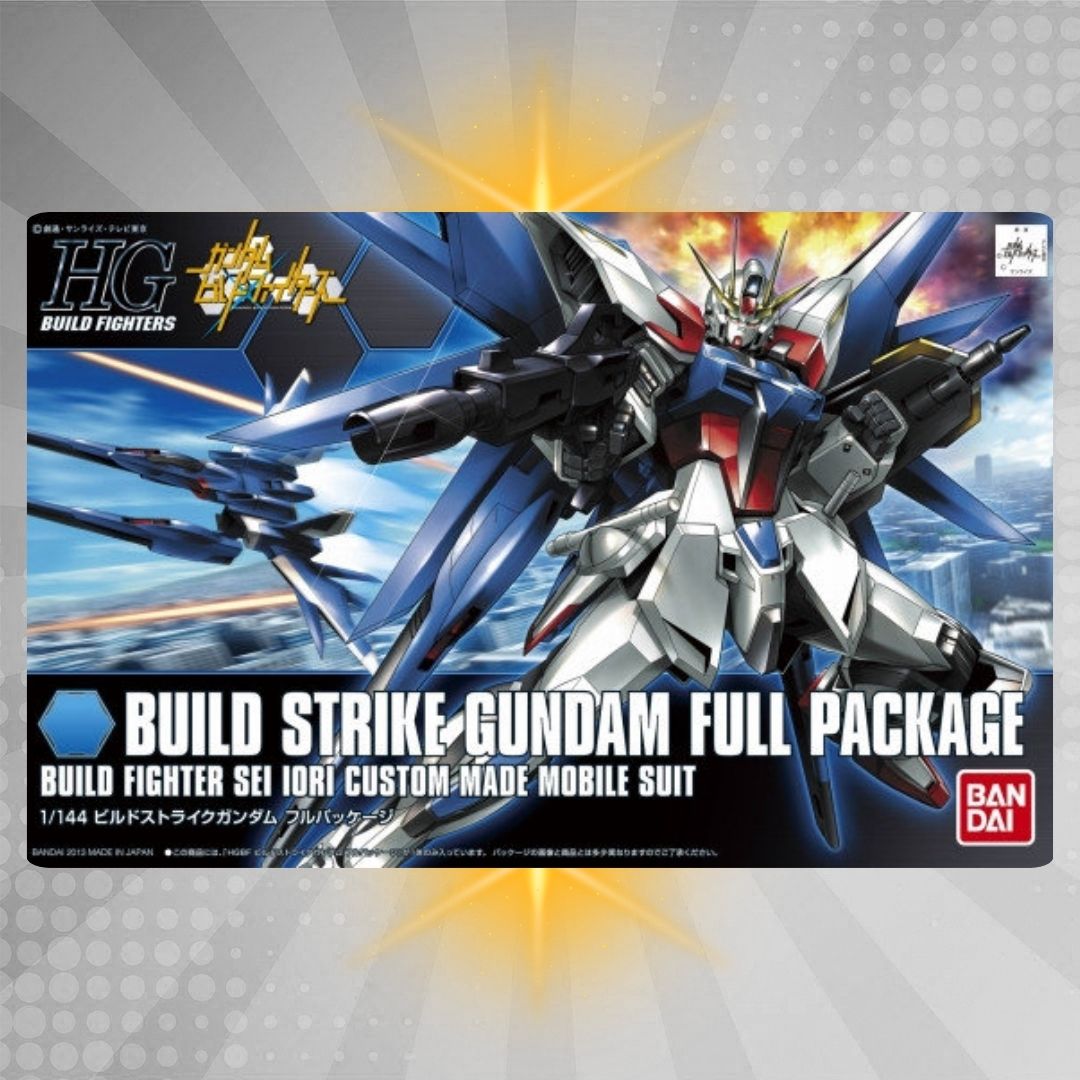 Bandai HGBF 1/144 Build Strike Gundam Full Package Model Kit – Magic Chest