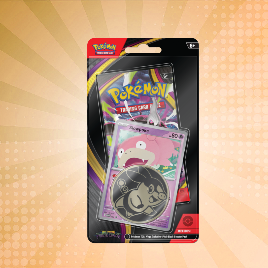 Pokémon TCG: Mega Evolution –  Pitch Black Checklane Blister (Slowpoke)