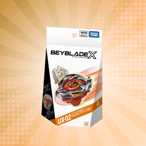 Beyblade X UX-02 Starter Hellshammer 3-70H