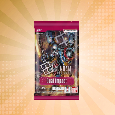 Gundam TCG:  GD-02 Dual Impact Booster Pack (12 Cards)