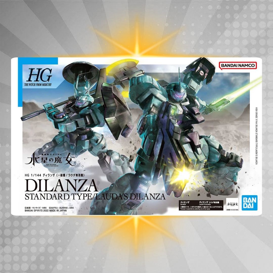 BANDAI Hobby HG 1/144 DILANZA STANDARD TYPE/LAUDA’S DILANZA
