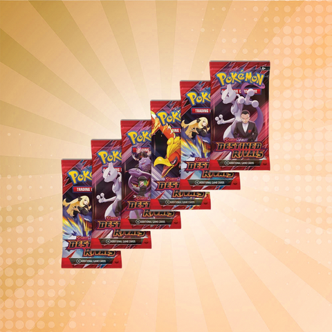 Pokémon TCG: Scarlet & Violet-Destined Rivals Booster Bundle (6 Packs)
