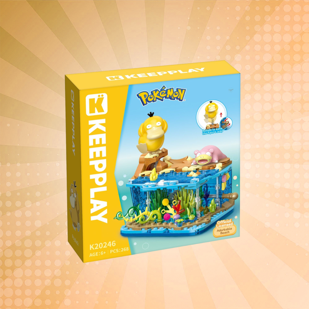 Keeppley Pokémon Dorky Beach Building Blocks Set