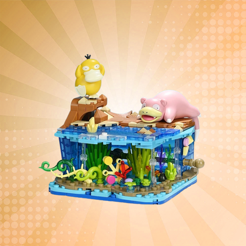 Keeppley Pokémon Dorky Beach Building Blocks Set