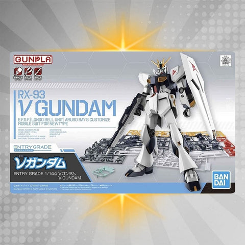 BANDAI Hobby ENTRY GRADE 1/144 v GUNDAM