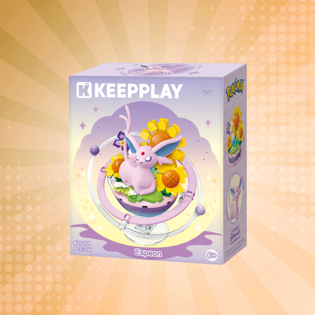 Keeppley Pokémon Espeon Dessert Building Blocks Set