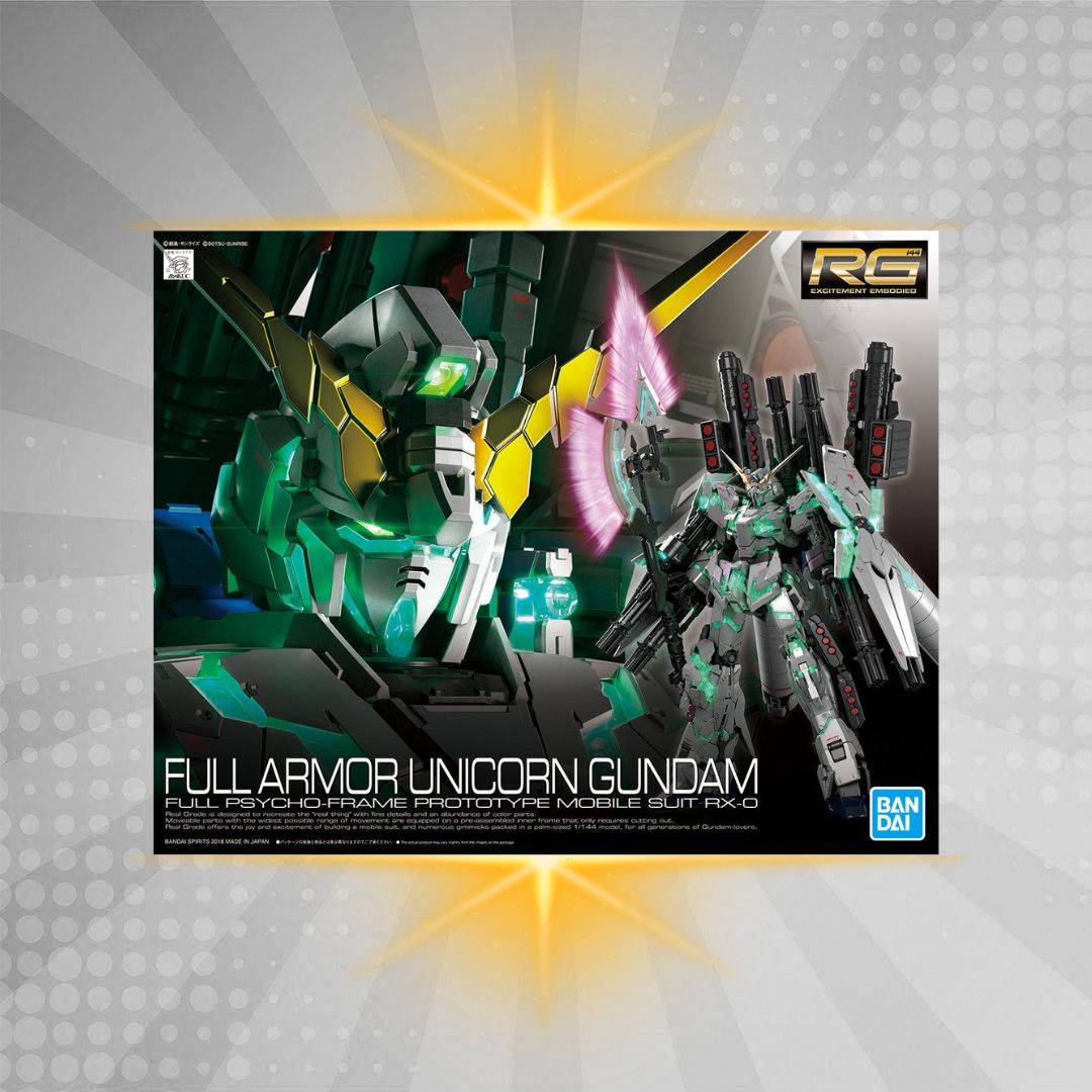 Bandai RG 1/144 Full Armor Unicorn Gundam Model Kit
