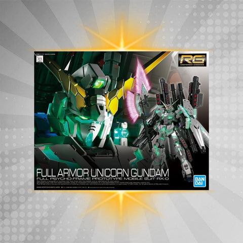Bandai RG 1/144 Full Armor Unicorn Gundam Model Kit