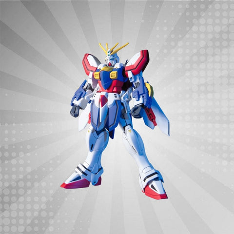 Bandai HGFC 1/144 GF13-017NJII Burning Gundam (God Gundam) Model Kit from Mobile Fighter G Gundam