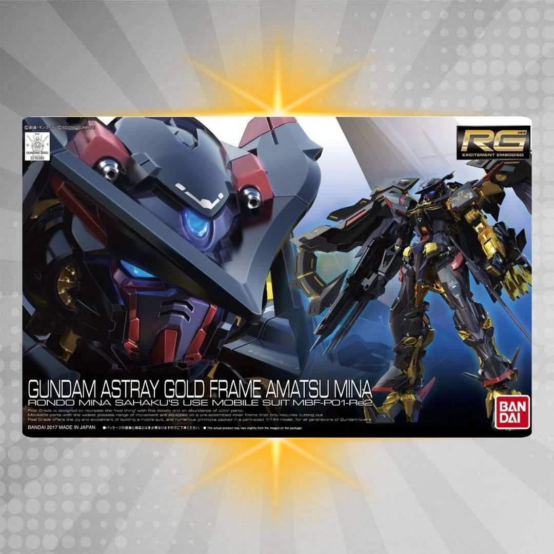 Bandai RG 1/144 Gundam Astray Gold Frame Amatsu Mina Model Kit