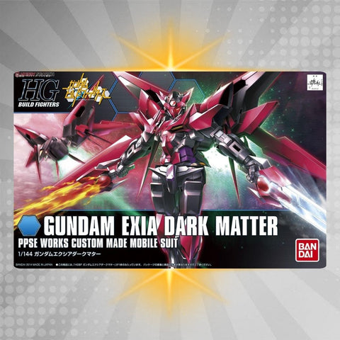 BANDAI Hobby HGBF 1/144 Gundam Exia Dark Matter