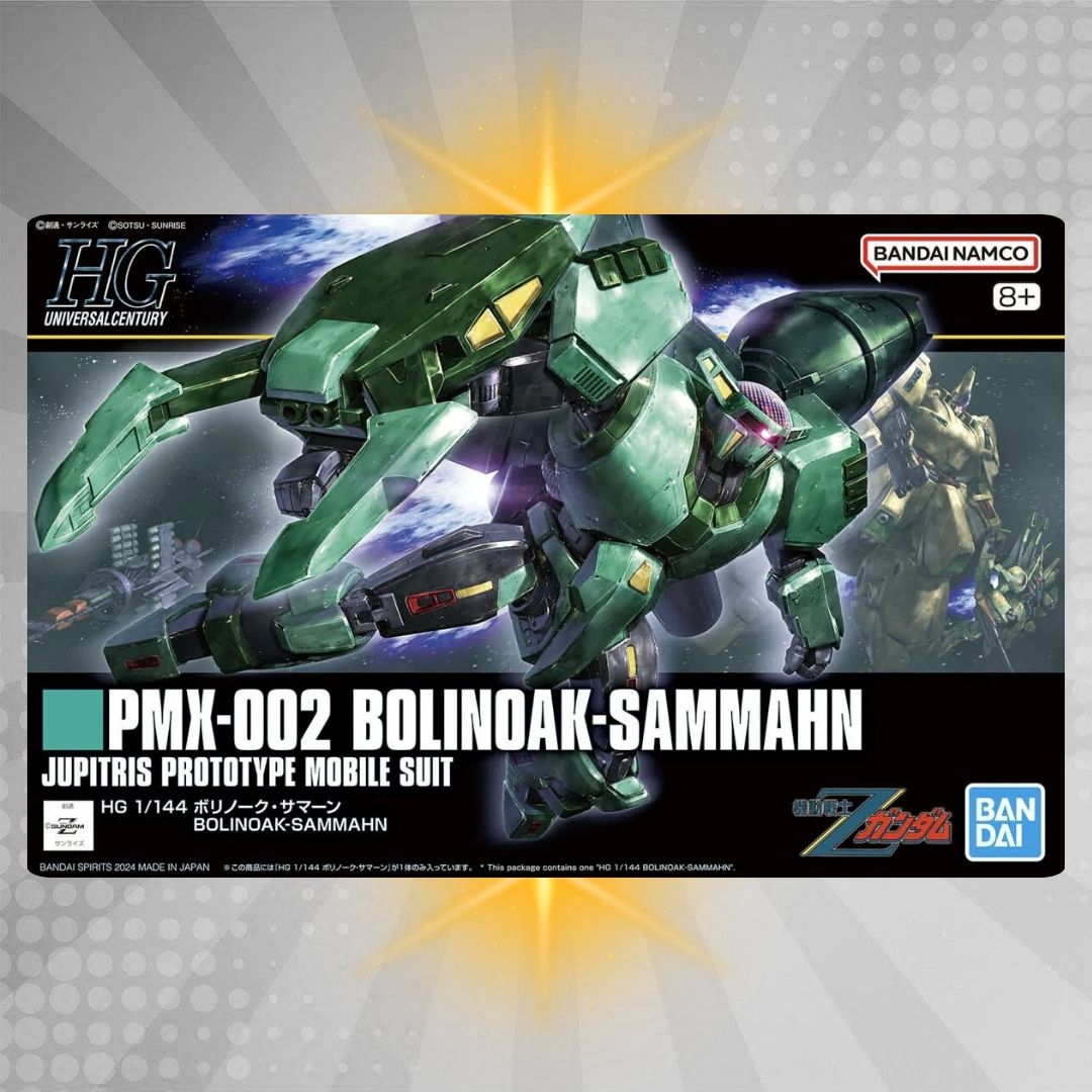 Bandai HG 1/144 Bolinoak-Sammahn Model Kit from Mobile Suit Zeta Gundam