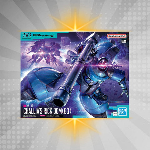 Bandai HG 1/144 Challia’s Rick Dom (GQ) Model Kit from Mobile Suit Gundam GQuuuuuuX