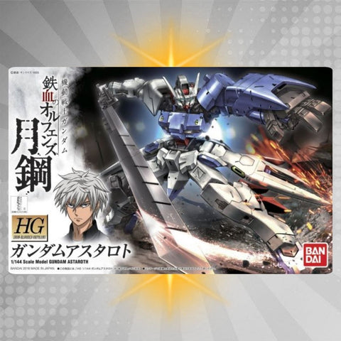 Bandai HG 1/144 Gundam Astaroth Model Kit from Mobile Suit Gundam: Iron-Blooded Orphans Steel Moon