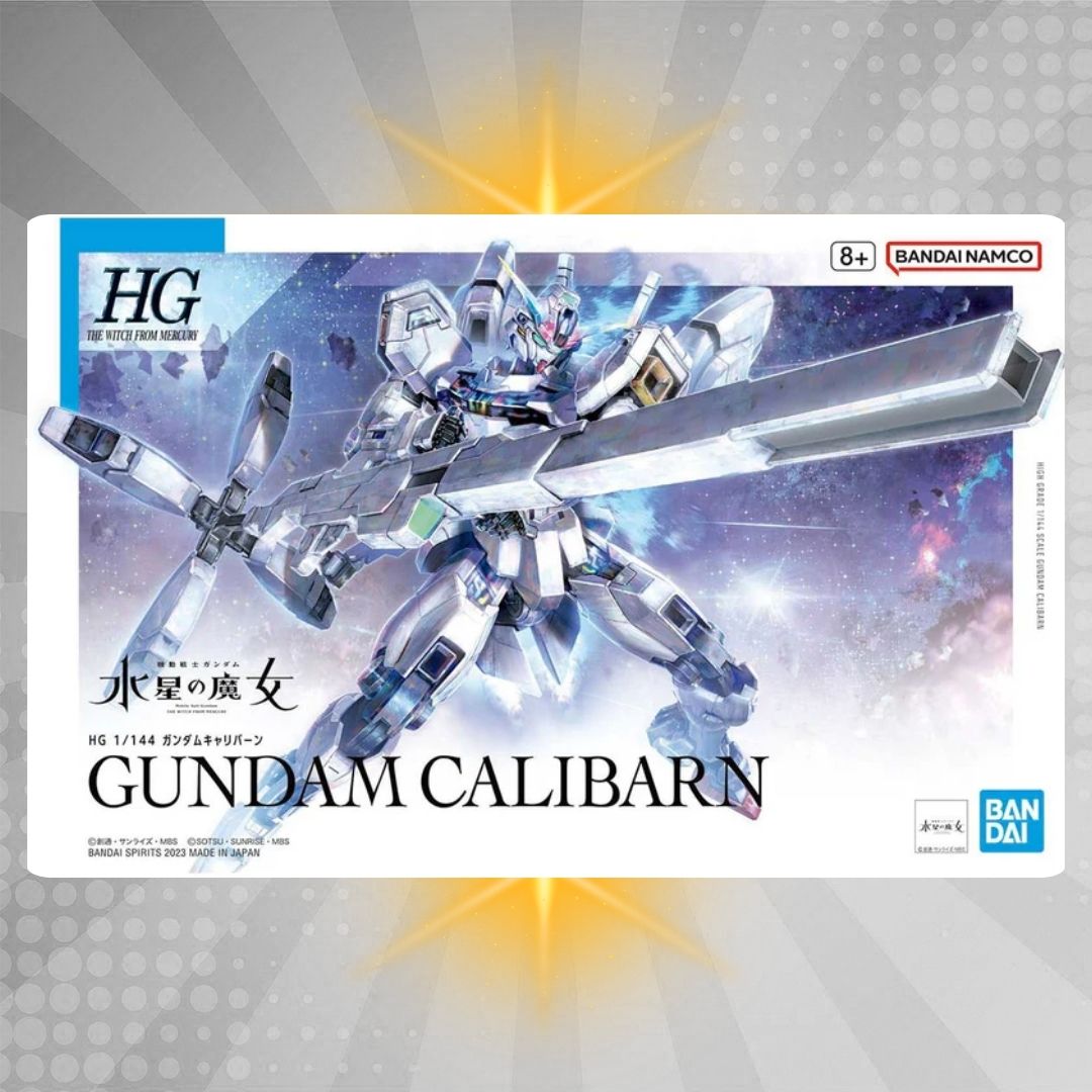 Bandai HG 1/144 Gundam Calibarn Model Kit from Mobile Suit Gundam: The Witch from Mercury