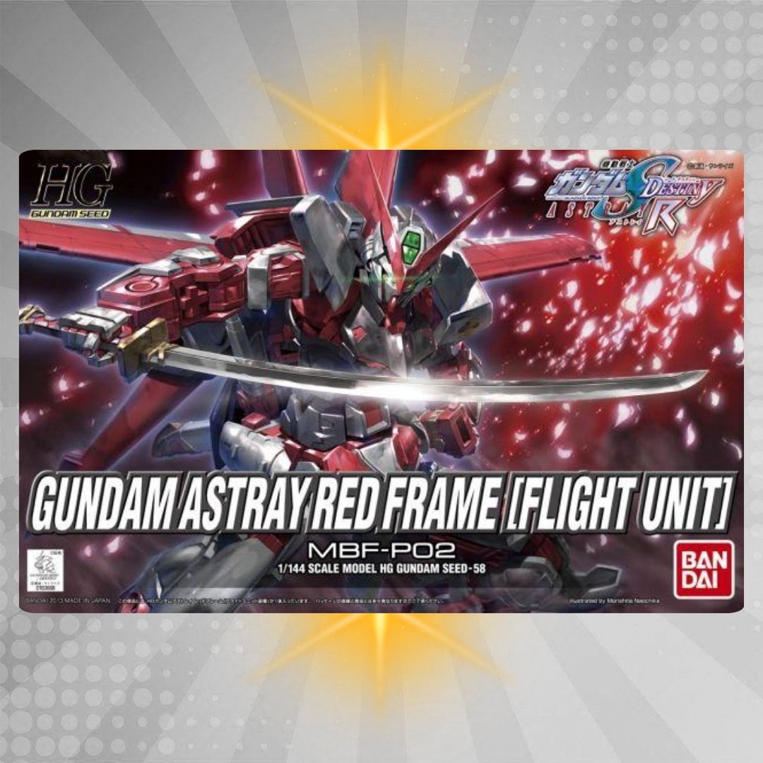 Bandai HG 1/144 Gundam Astray Red Frame (Flight Unit) Model Kit from Mobile Suit Gundam SEED Astray