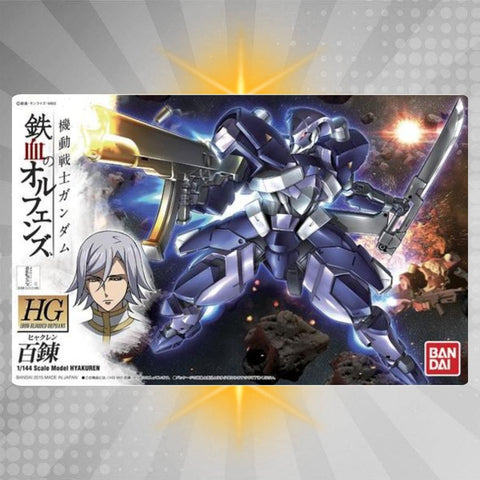 Bandai HG 1/144 Hyakuren Model Kit from Mobile Suit Gundam: Iron-Blooded Orphans