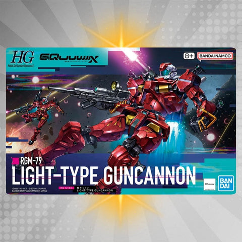 Bandai HG 1/144 Light-Type Guncannon Model Kit from Mobile Suit Gundam GQuuuuuuX