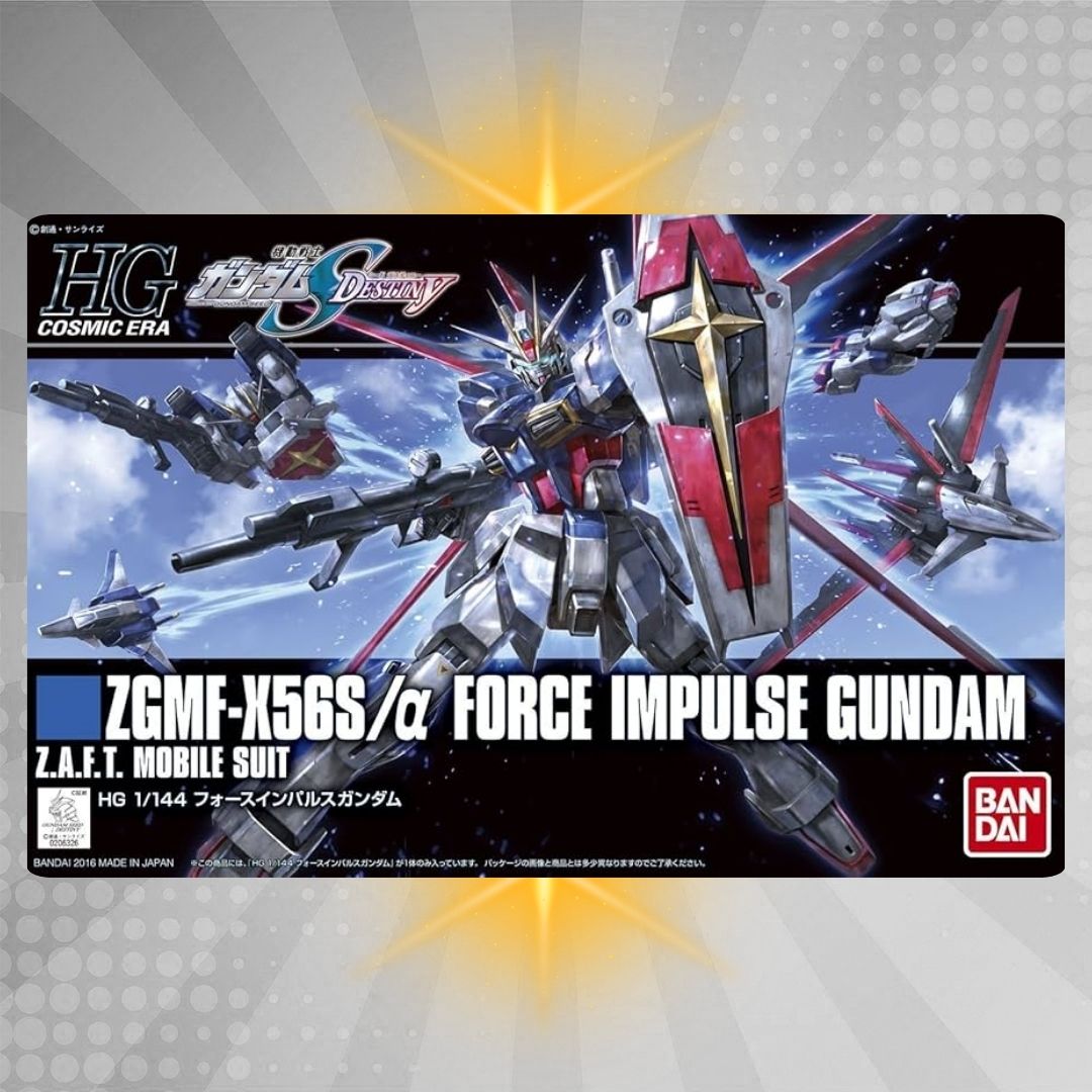 Bandai HGCE 1/144 ZGMF-X56S Force Impulse Gundam Model Kit