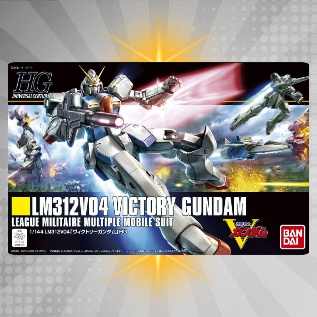 Bandai HGUC 1/144 V Gundam Model Kit from Mobile Suit Victory Gundam